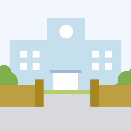 校門や昇降口を通過 イメージ