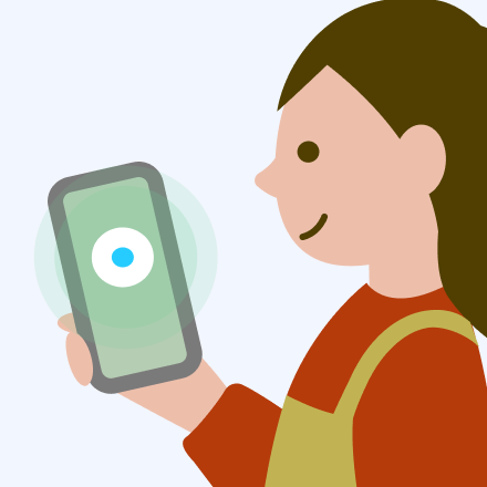 専用アプリでお知らせ イメージ