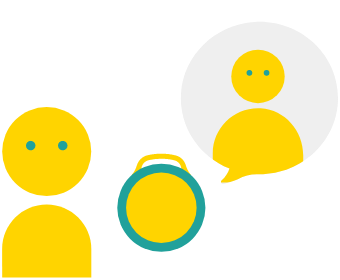 完了!利用開始 イラスト